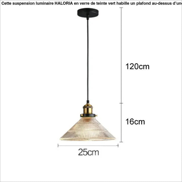 Suspension Luminaire En Verre De Teinte Vert Pour Cuisine Vintage