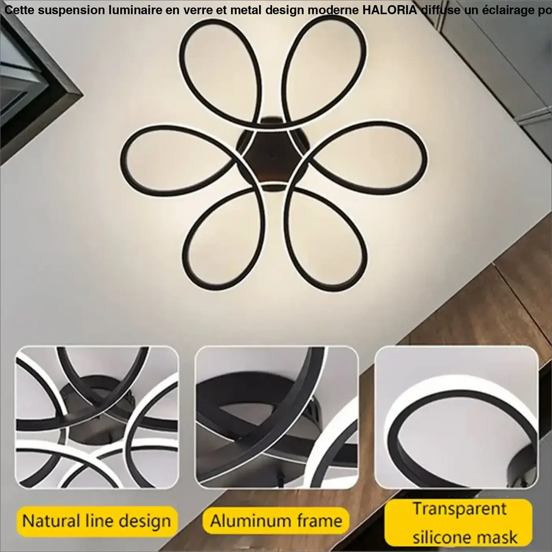 Luminaire plafonnier moderne design minimaliste style épuré
