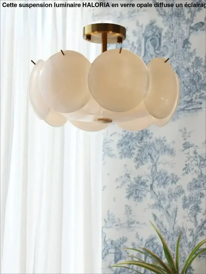 Cream White Glass Ceiling Light Modern Minimalist Retro Ceiling Chandeliers Living Room Dining Room Bedroom Light home