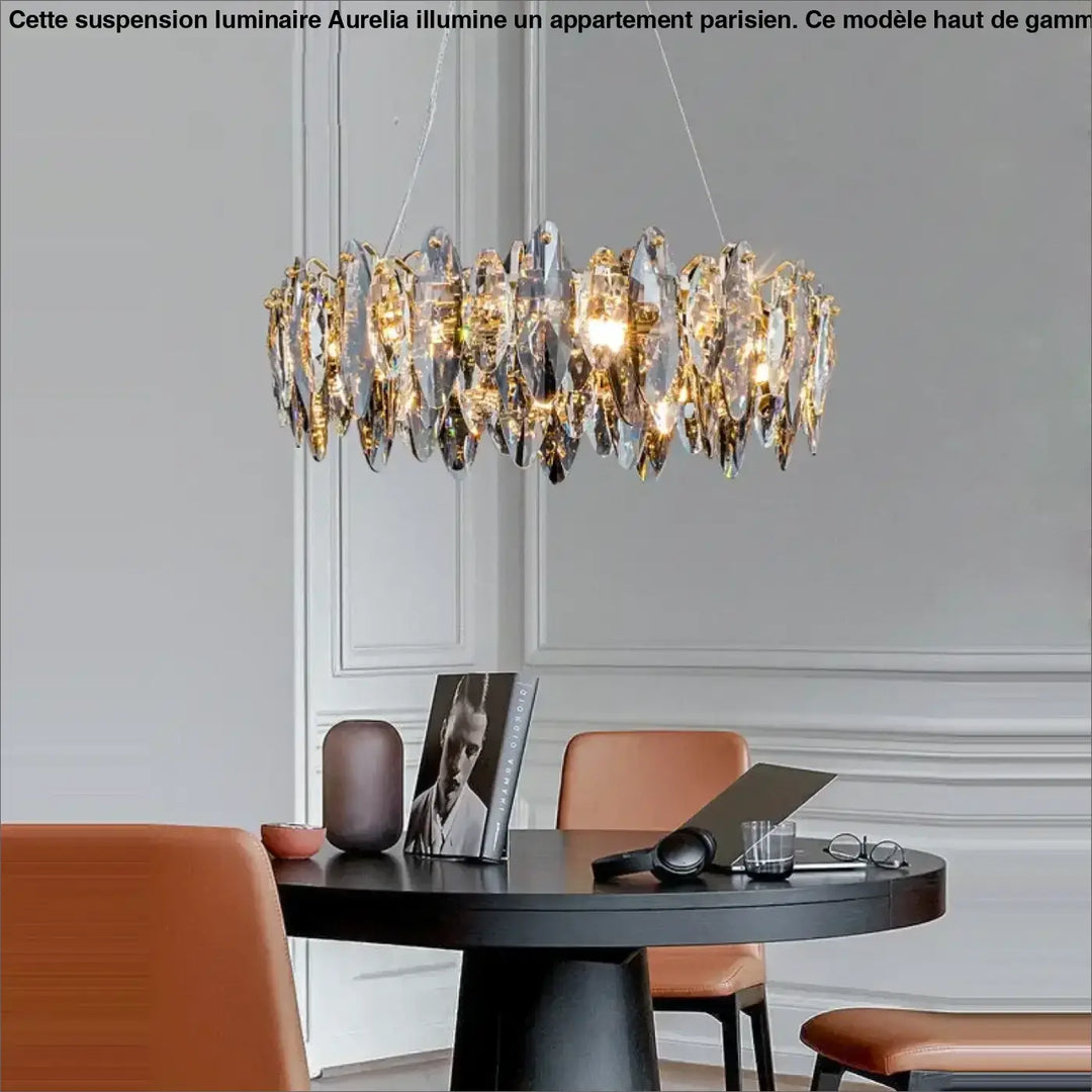 Suspension luminaire haut de gamme pour appartement parisien

