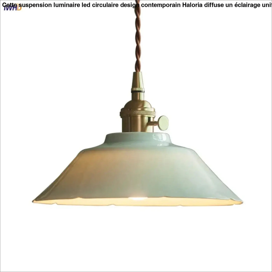 Suspension élégante style rétro beige chic vintage