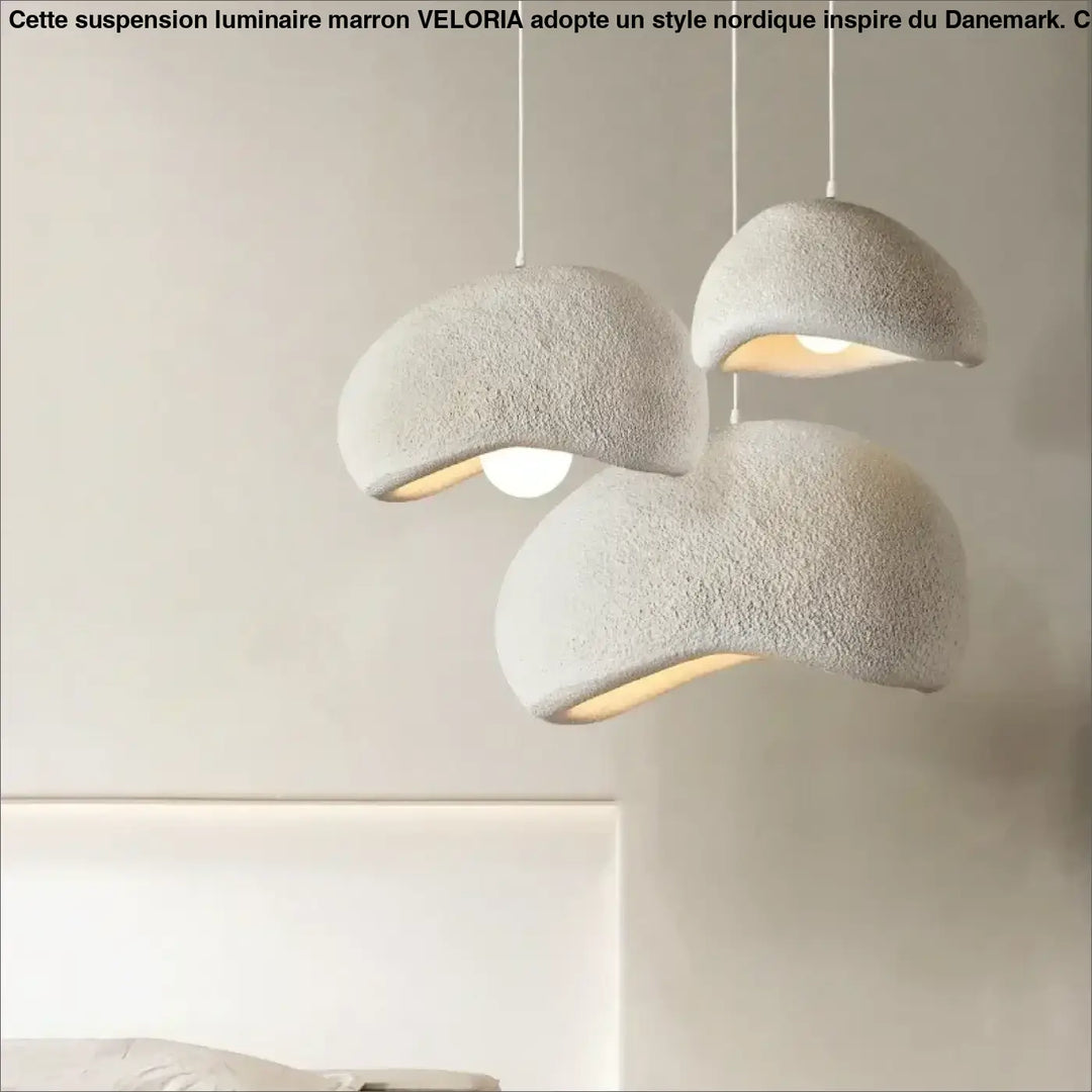 Suspension luminaire marron au style nordique inspiré du danemark

