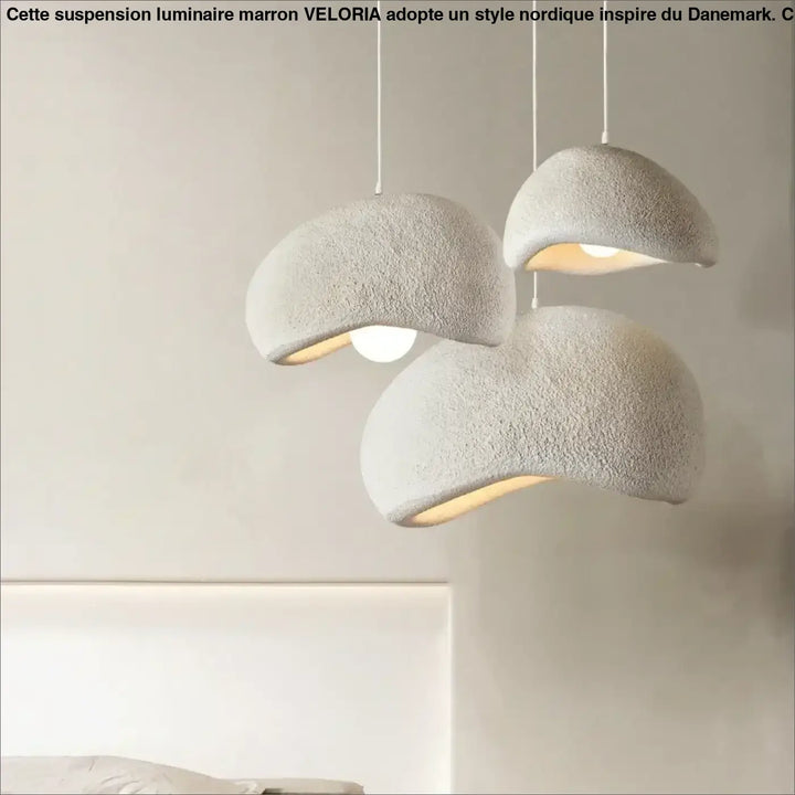 Suspension luminaire marron au style nordique inspiré du danemark

