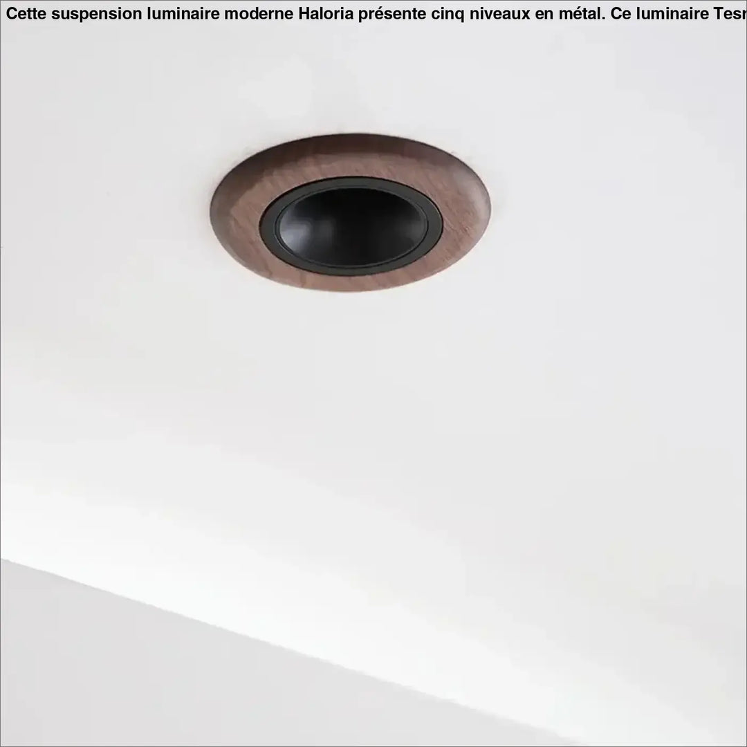 Plafonnier bois design moderne et élégant style minimaliste