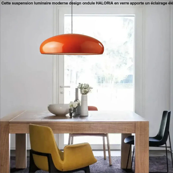 Suspension design moderne en métal laqué