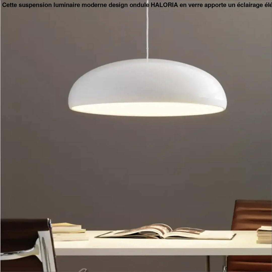 Suspension design moderne en métal laqué