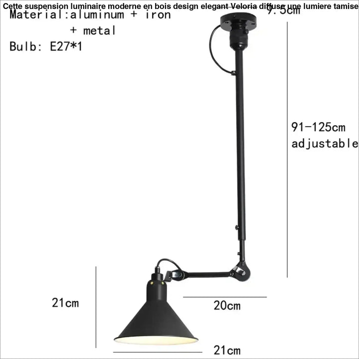 Suspension vintage en céramique et détail cuivre style rétro