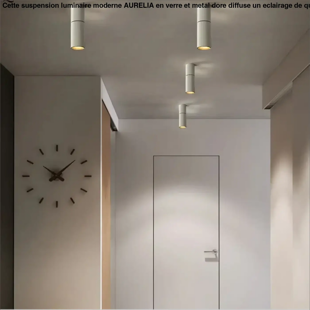 Luminaire plafonnier spot led moderne design minimaliste