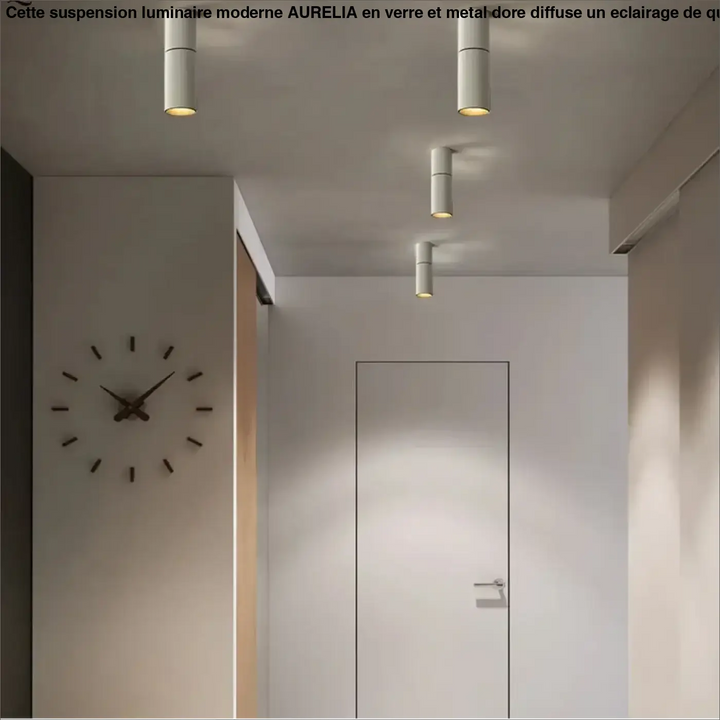 Luminaire plafonnier spot led moderne design minimaliste