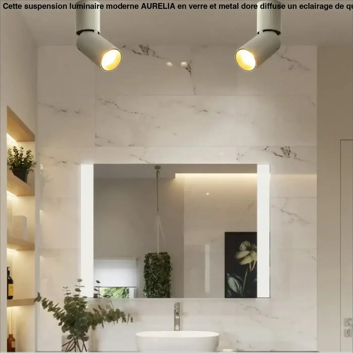 Luminaire plafonnier spot led moderne design minimaliste