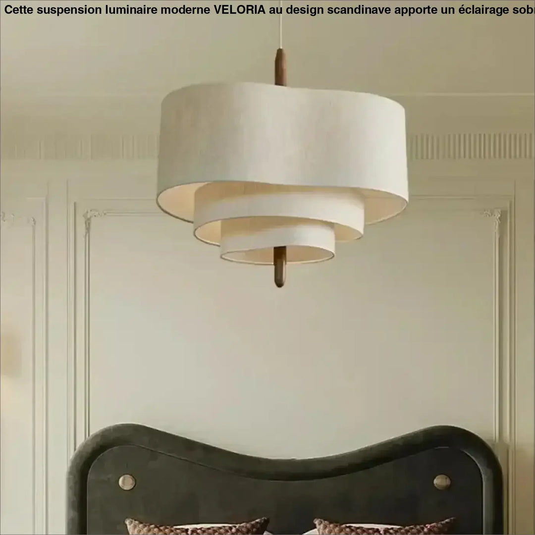 Suspension luminaire moderne pour salon au design scandinave

