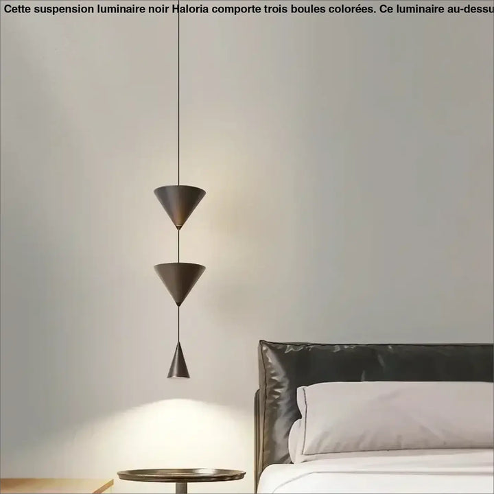 Suspension Design Cônes Superposés Pour Éclairage Moderne Chic
