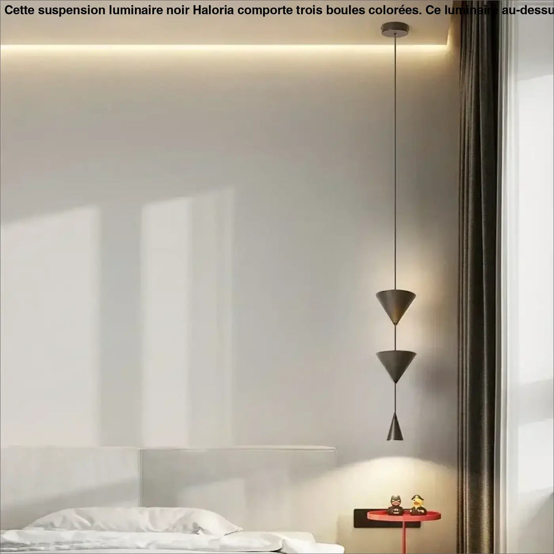 Suspension Design Cônes Superposés Pour Éclairage Moderne Chic
