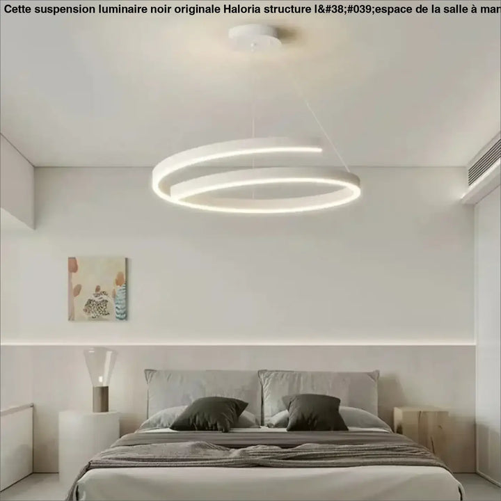 Suspension luminaire noir originale pour salle à manger moderne

