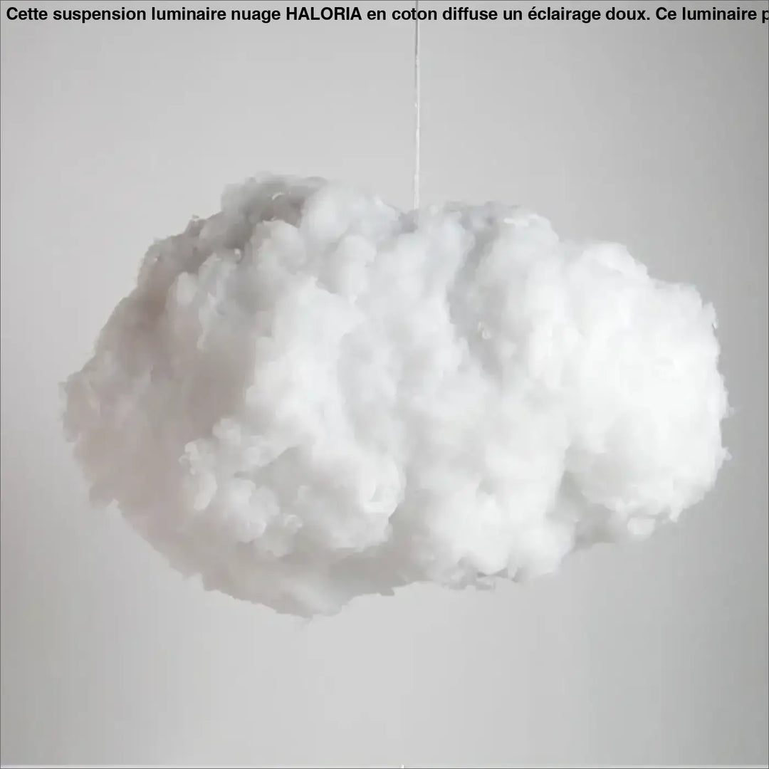 Suspension luminaire nuage en cotton pour intérieur moderne

