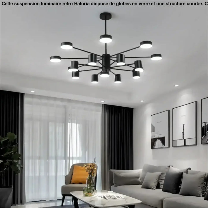 Led Chandelier Light for Living Dining Room Bedroom Ceiling Modern Nordic Pendant Lamp Black Chandelier Indoor Light