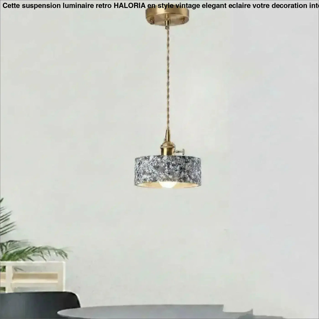 Suspension luminaire toscla montre l’image longueur chaîne cordon réglable cadre en métal finition laiton avec abat-jour cylindrique à motif noir et blanc