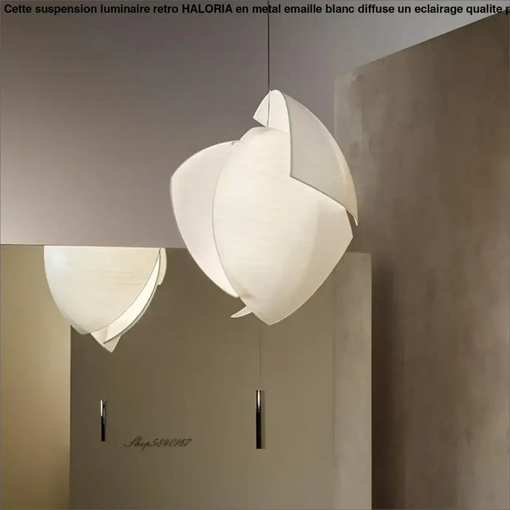 Suspension luminaire artistique en forme géométrique moderne
