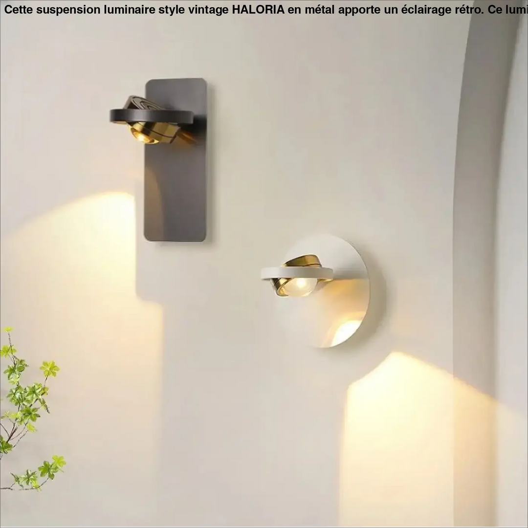 Applique murale fokus avec finition métallique moderne et lumière chaude ciblée pour intérieur élégant