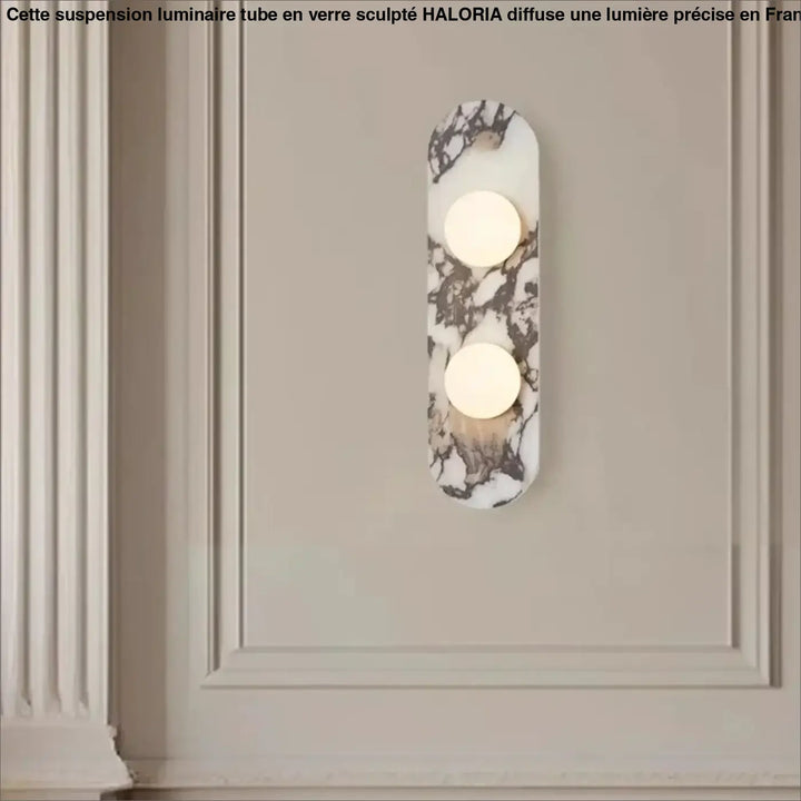 Applique Murale Design En Marbre Avec Éclairage LED Moderne