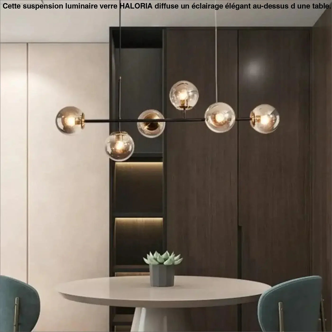 Suspension Luminaire Verre Ampoules Élégantes