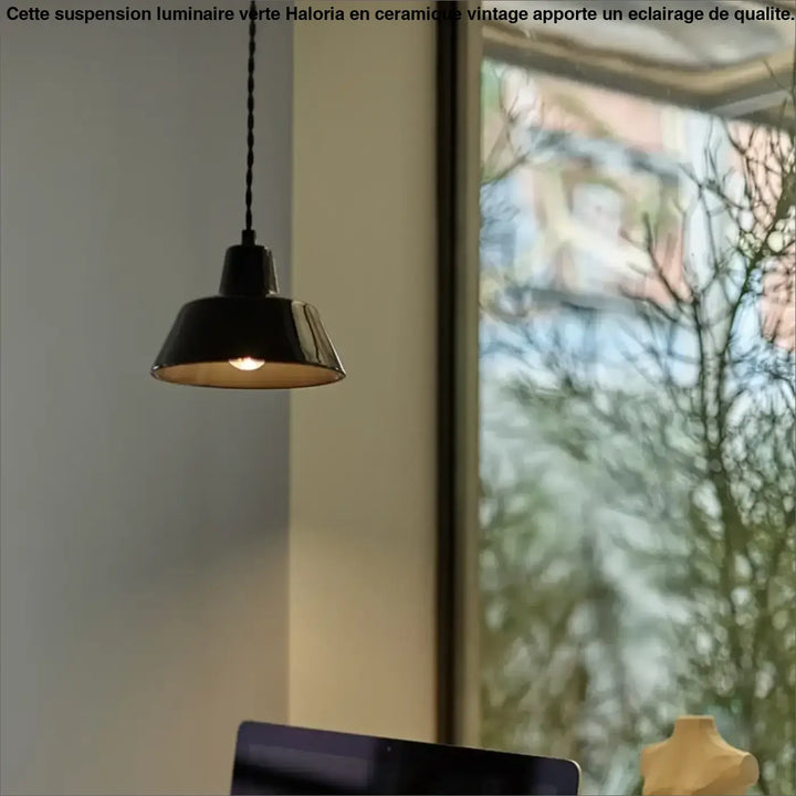 Suspension en céramique style atelier minimaliste chic