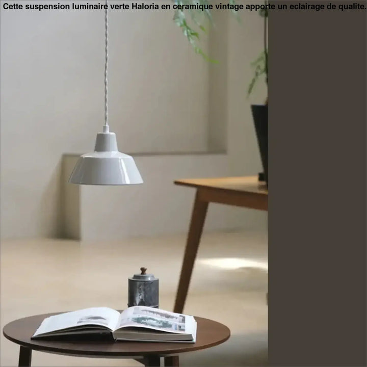 Suspension en céramique style atelier minimaliste chic