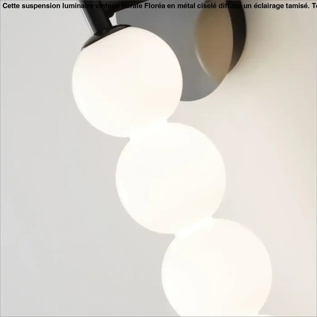 Applique murale à globes en verre design moderne élégance