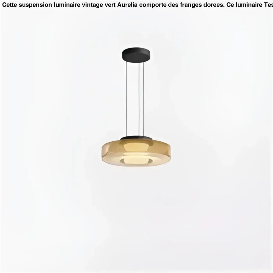 Suspension luminaire design moderne métal et verre clair
