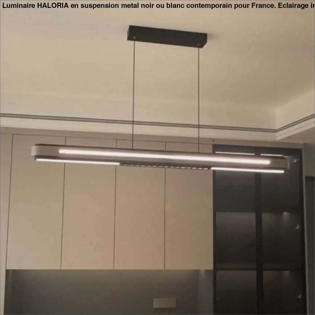 Suspension luminaire moderne led design épuré style minimaliste