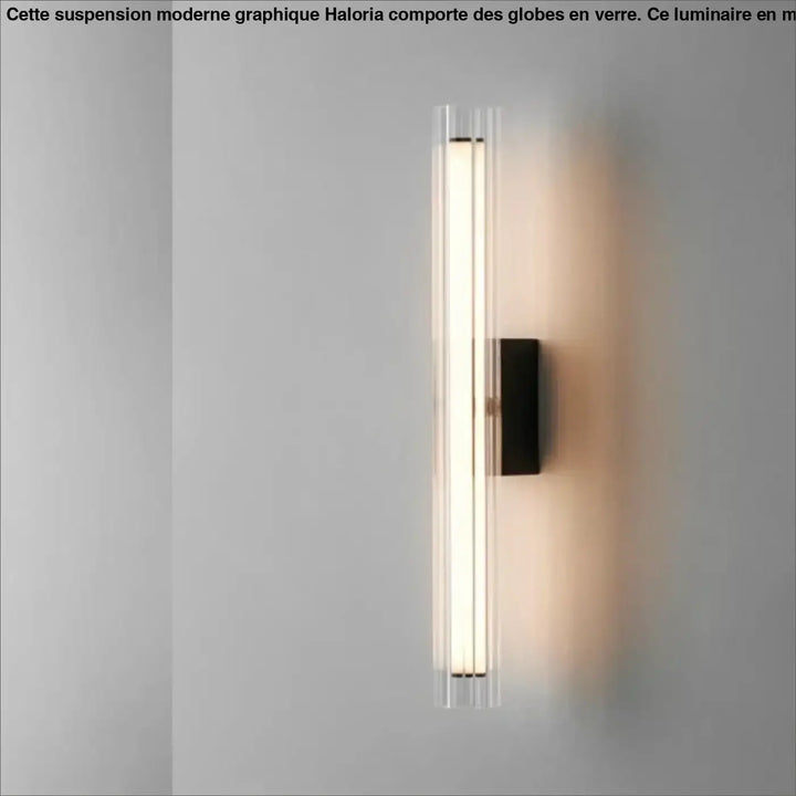 Applique murale led long minimaliste au design moderne