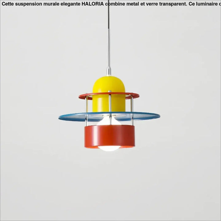 Suspension design multicolore moderne style rétro pour chambre

