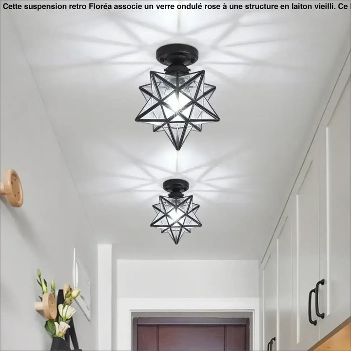 Lamps for Living Room Decor Five-pointed Star Ceiling Modern Balcony Corridor Porch Fashion Network Red Star Ceiling