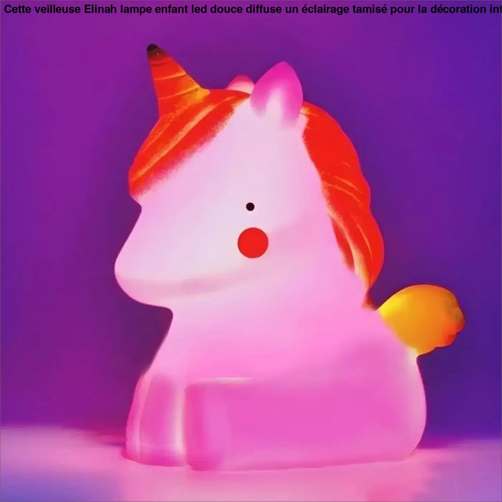 Pink Unicorn Night Light | Children Night Lights