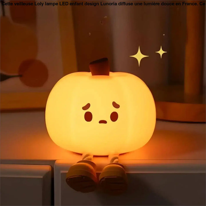 Sad Pumpkin Night Light | Children Night Lights
