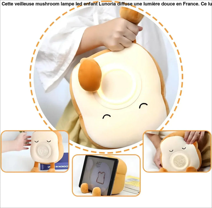Toast Alarm Clock | Children Night Lights