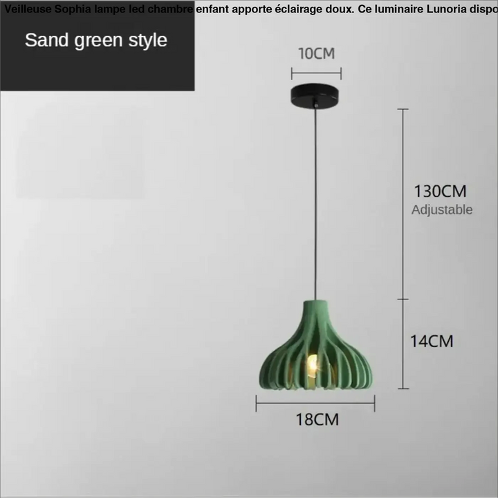 Suspension luminaire design moderne avec éclairage led style