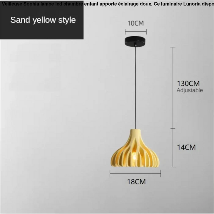Suspension luminaire design moderne avec éclairage led style